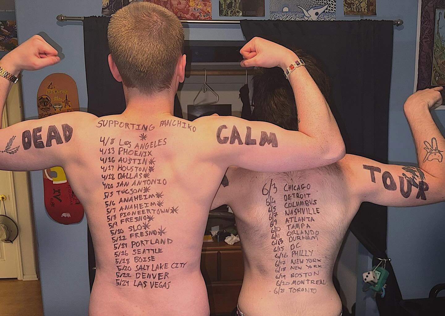 Dead Calm Tour Poster 2026